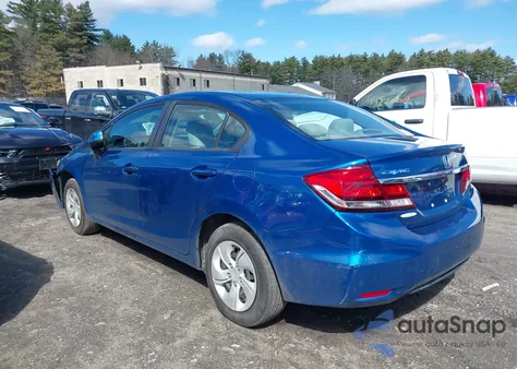 2013 Honda Civic Lx from USA, damaged, VIN 2HGFB2F54DH575014